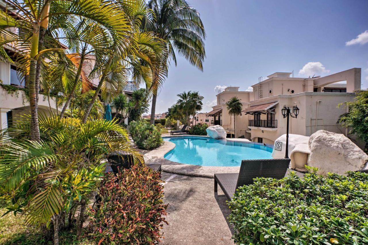 Updated Oceanside Townhome With Pool Walk To Beach! Cancún Kültér fotó